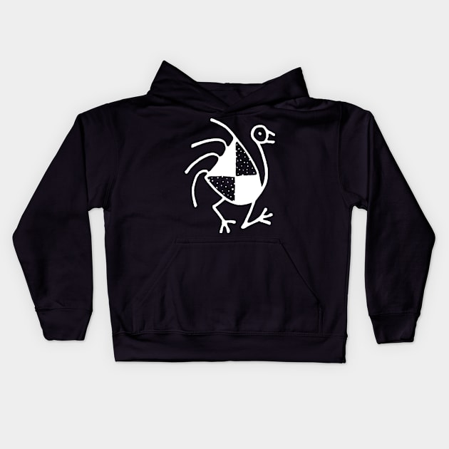 Findigo native ostrich - Nandu - tee by Fenixdesign Kids Hoodie by MarxMerch